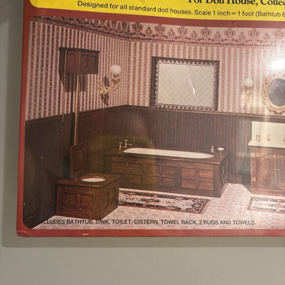 RealLife Miniatures Wood Furniture Kit Heritage Series Victorian Bath Kit #197 - Picture 4 of 11